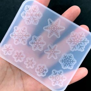 Silicone Mould -  Snowflakes Shape
