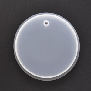 Silicone Mould  - Round Key Chain