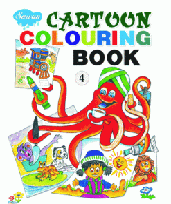 Cartoon Colouring Book 4 by Manoj Pub Ed Board