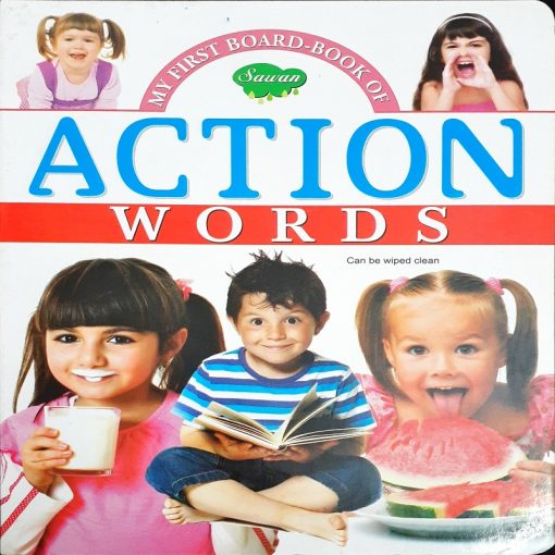 My First Board Book of Actions Words by Manoj Pub Ed Board
