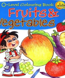 O Level Colouring Book Fruits & Vegetables by Manoj Publication