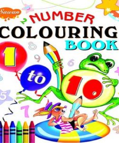 Number Colouring Book by Manoj Pub Ed Board