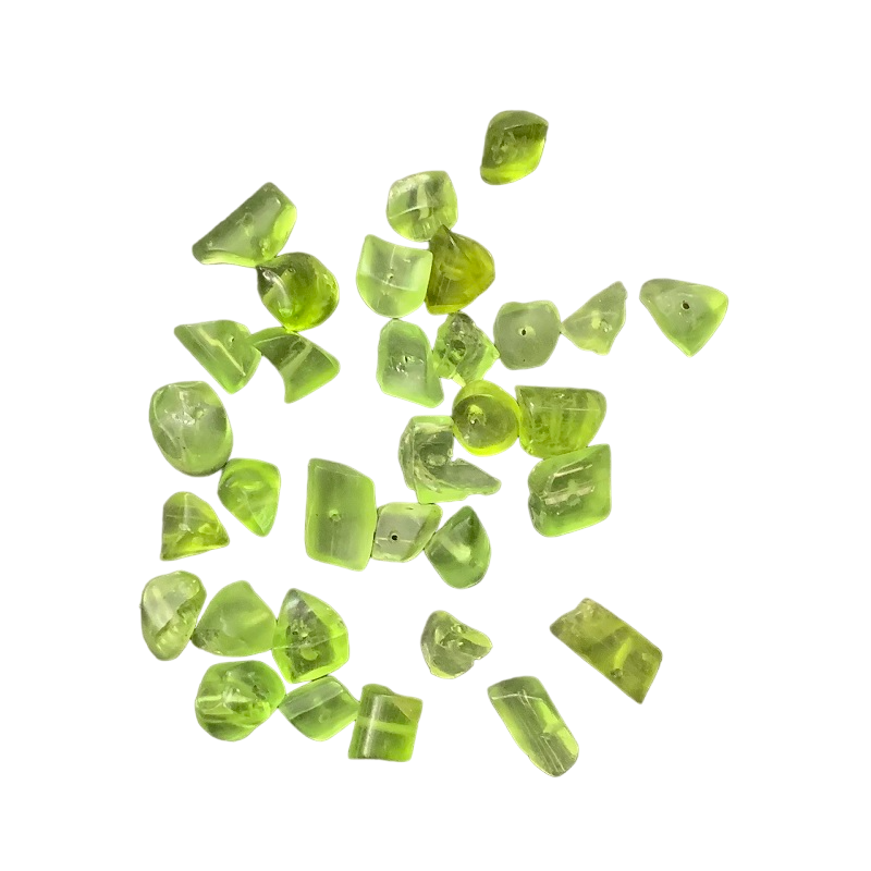 Glass Uncut Beads - Green
