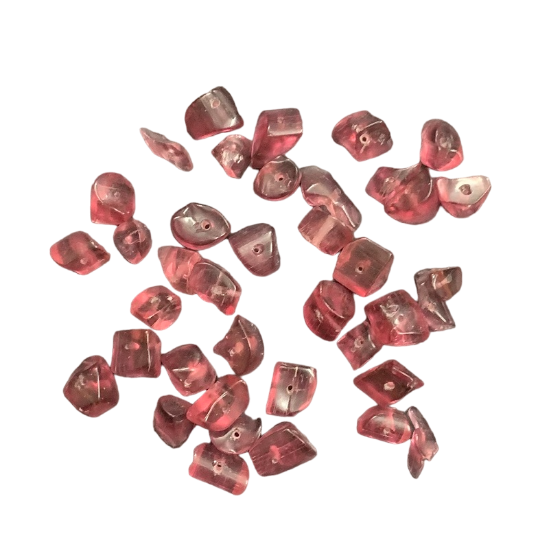 Glass Uncut Beads - Grape