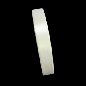 White Satin Ribbon 12 mm