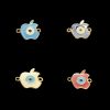Evil Eye Apple Enamel Charm