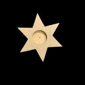 MDF T-Light Candle Holder - Star