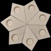 MDF Star Light Candle Holder