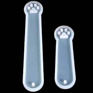 Silicone Bookmark Mould - Paw Small And Big