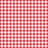 Red With White Small Gingham Decoupage Napkin