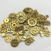Gears Metal Embellishment - Dull Gold