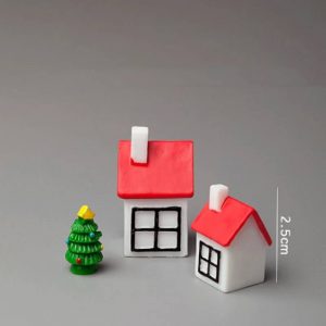 Miniature Christmas Colour House 1