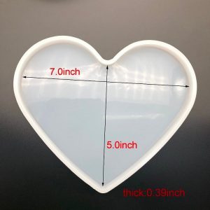 Silicone Heart Plate Mould