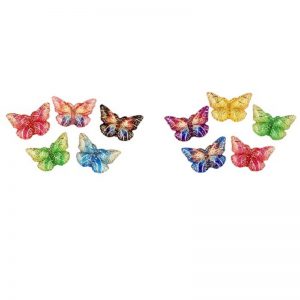 Resin Embellishment Printed Butterfly