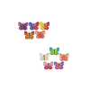 Resin Embellishment Mixed Colour Butterfly