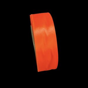 Orange Satin Ribbon 25 mm