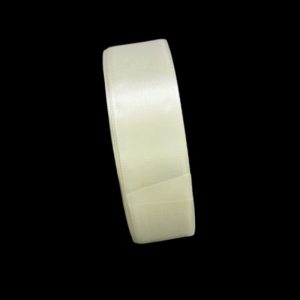 Half White Satin Ribbon 25 mm