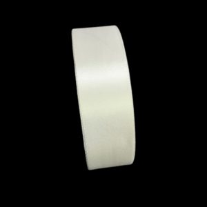 White Satin Ribbon 25 mm