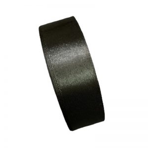 Black Satin Ribbon 25 mm