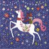Happy Unicorn Decoupage Napkin