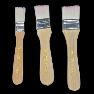 Painting Flat Brush Three Pieces Set