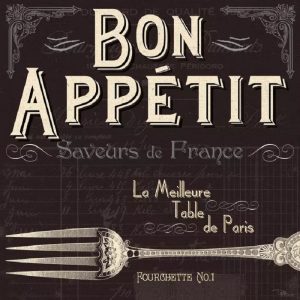Bon Appetit Decoupage Napkin