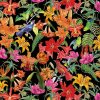 Colourful Birds And Flowers Decoupage Napkin