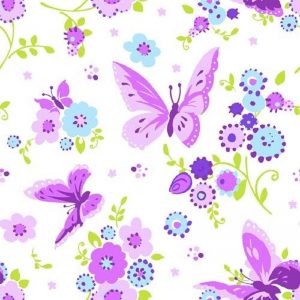 Beautiful Butterfly And Flowers Decoupage Napkin