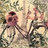 Paris Theme Decoupage Napkin
