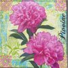 Bunch Of Pink Flowers Decoupage Napkin
