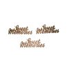 MDF Sweet Memories Words Embellishment