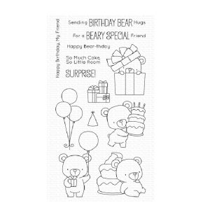 My Favorite Things - Beary Special Birthday Birdie Brown Stamps