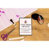 Crafters Companion - Walk Through Fire Clear Acrylic Stamp