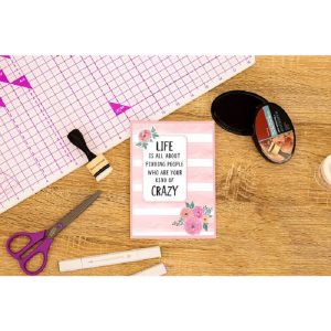 Crafters Companion - Your Kind of Crazy Clear Acrylic Stamp