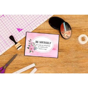 Crafters Companion - Be Yourself Clear Acrylic Stamp