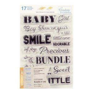 Couture Creations - Bundle Of Joy Sentiment Stamp