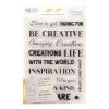 Couture Creations - Be Creative Sentiment Stamp