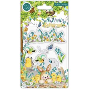 Craft Consortium A5 Clear Stamps - Bluebells And Buttercups Chicks