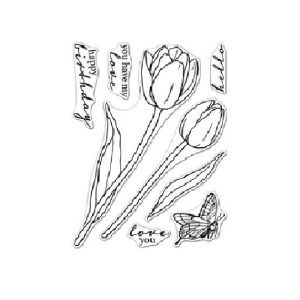 Hero Arts Clear Stamps - Florals Tulips
