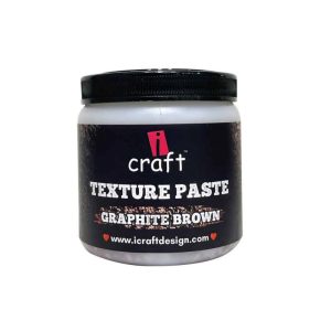 ICraft Texture Paste - Graphite Brown