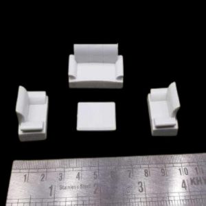 Miniature - White Sofa Set