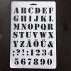A4 Stencil - Alphabets Big Letters And Numbers