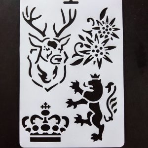 A4 Stencil – Forest Animal