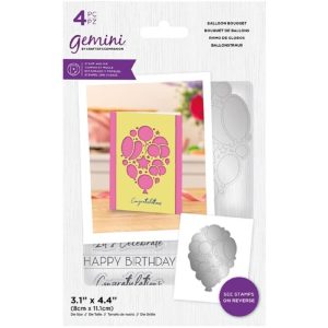 Crafters Companion Gemini Stamp And Die - Balloon Bouquet