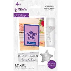 Crafters Companion Gemini Stamp And Die - Star Of Stars