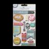 Handmade Stickers - Be Happy Be Bright Be You