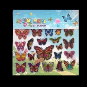 Self Adhesive Scrap Booking Sticker - Pink Shades Butterfly