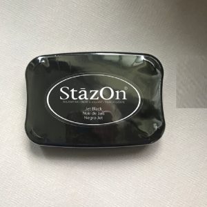 StazOn Solvent Ink Pad Jet Black
