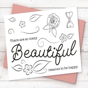 Crafters Companion - Beautiful Photopolymer Stamp