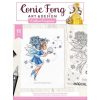 Crafters Companion -  Snowflakes Wishes Clear Stamp